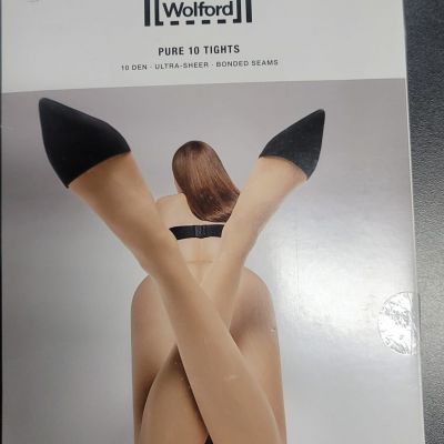 Wolford GOBI Pure 10 Sheer Tights, US X-Small